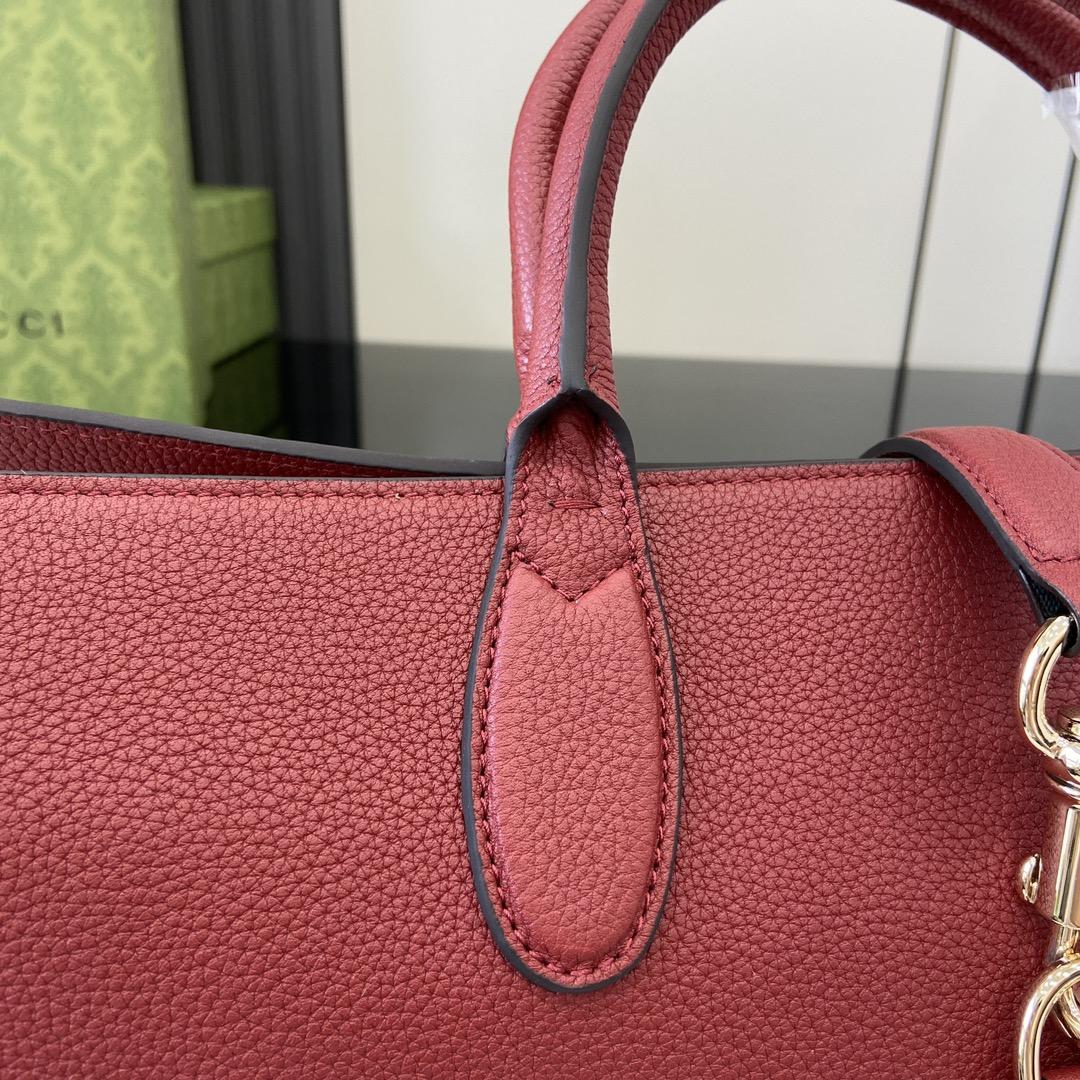 Gucci Medium Tote Bag With Hook Closure - DesignerGu