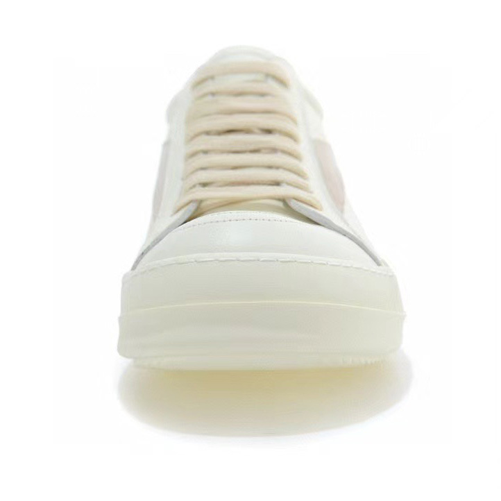 Rick Owens Lido Vintage leather sneakers - DesignerGu