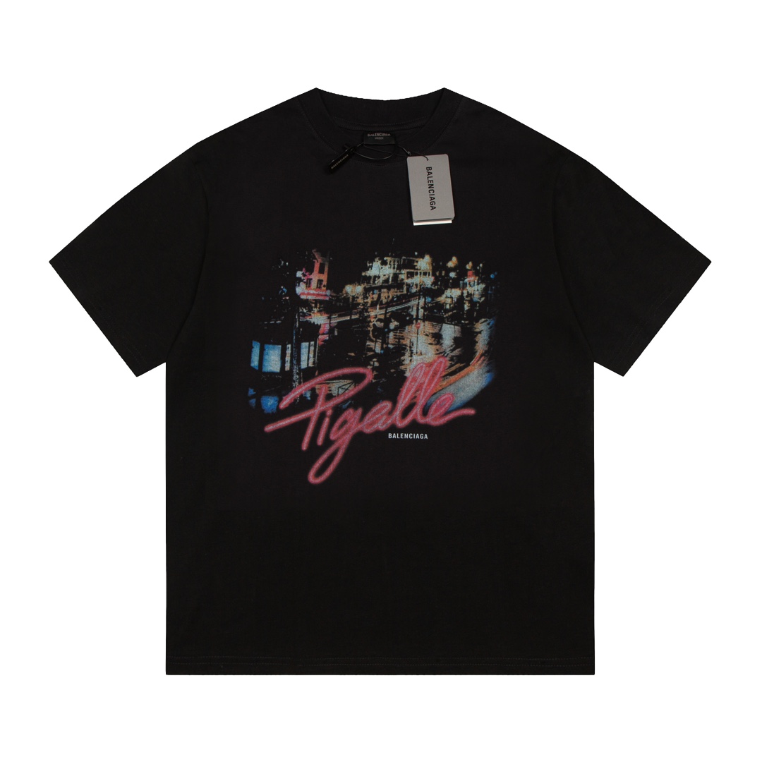 Balenciaga Cotton T-Shirt  - DesignerGu