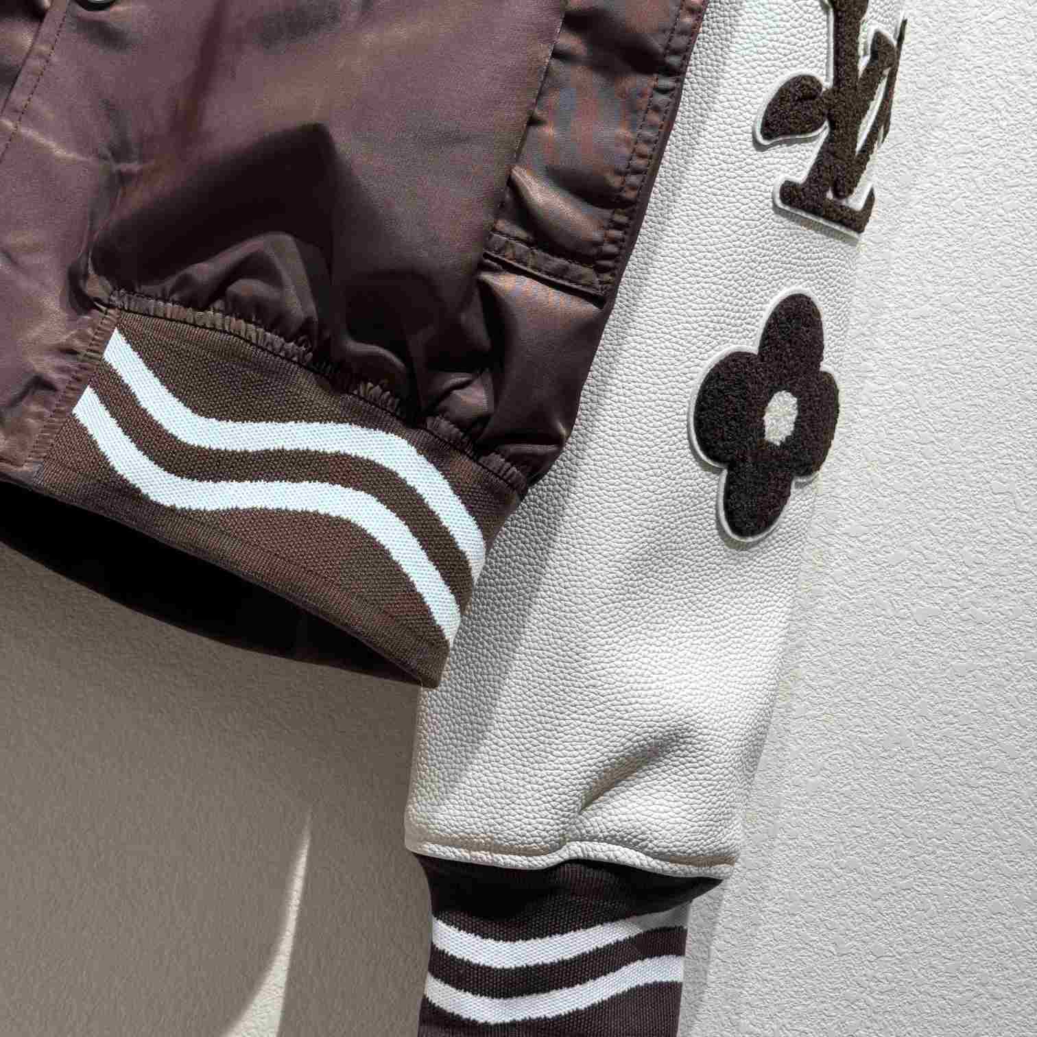 Louis Vuitton Embroidered Varsity Jacket   1AFPWR - DesignerGu