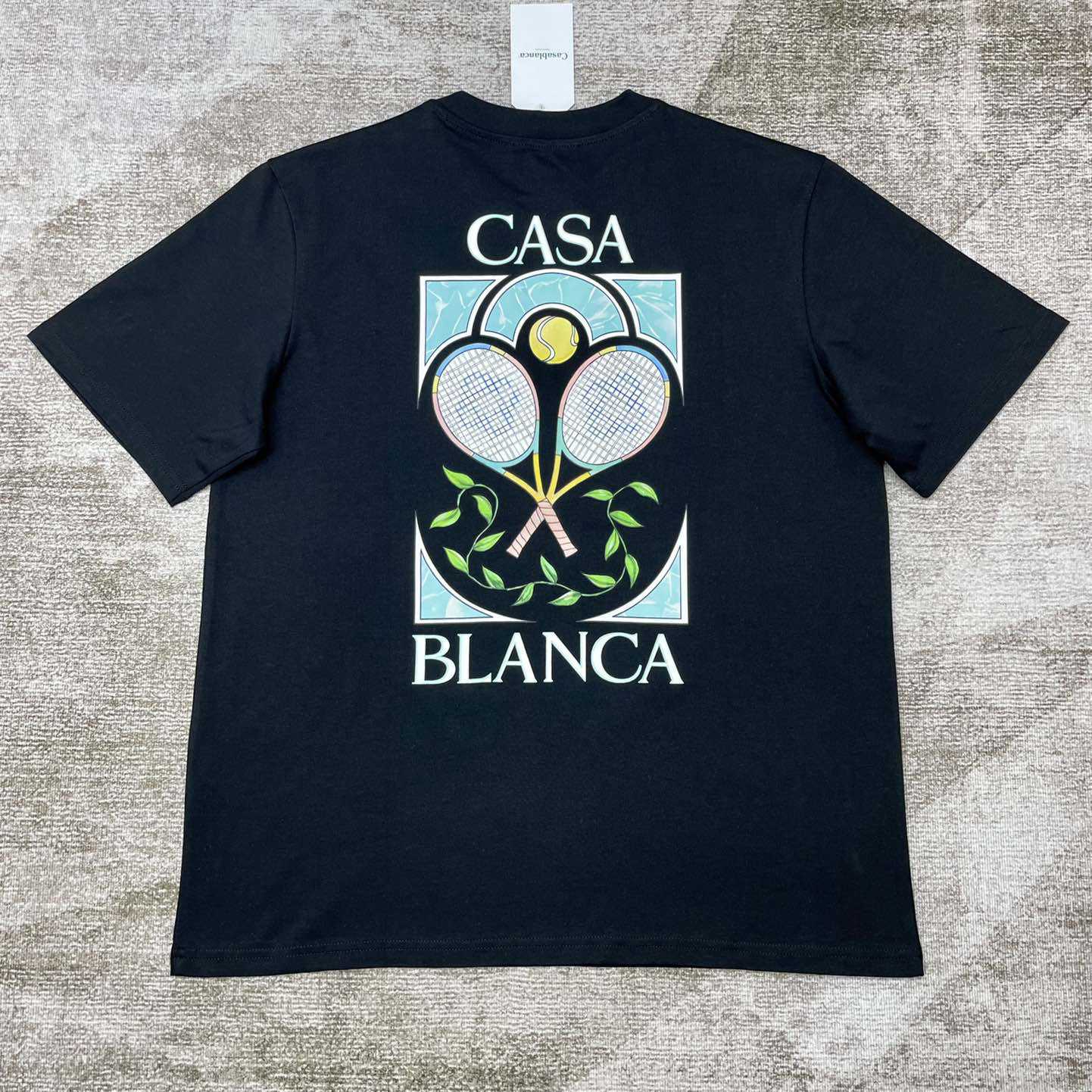 Casablanca Tennis Pastelle Printed T-Shirt   C871 - DesignerGu