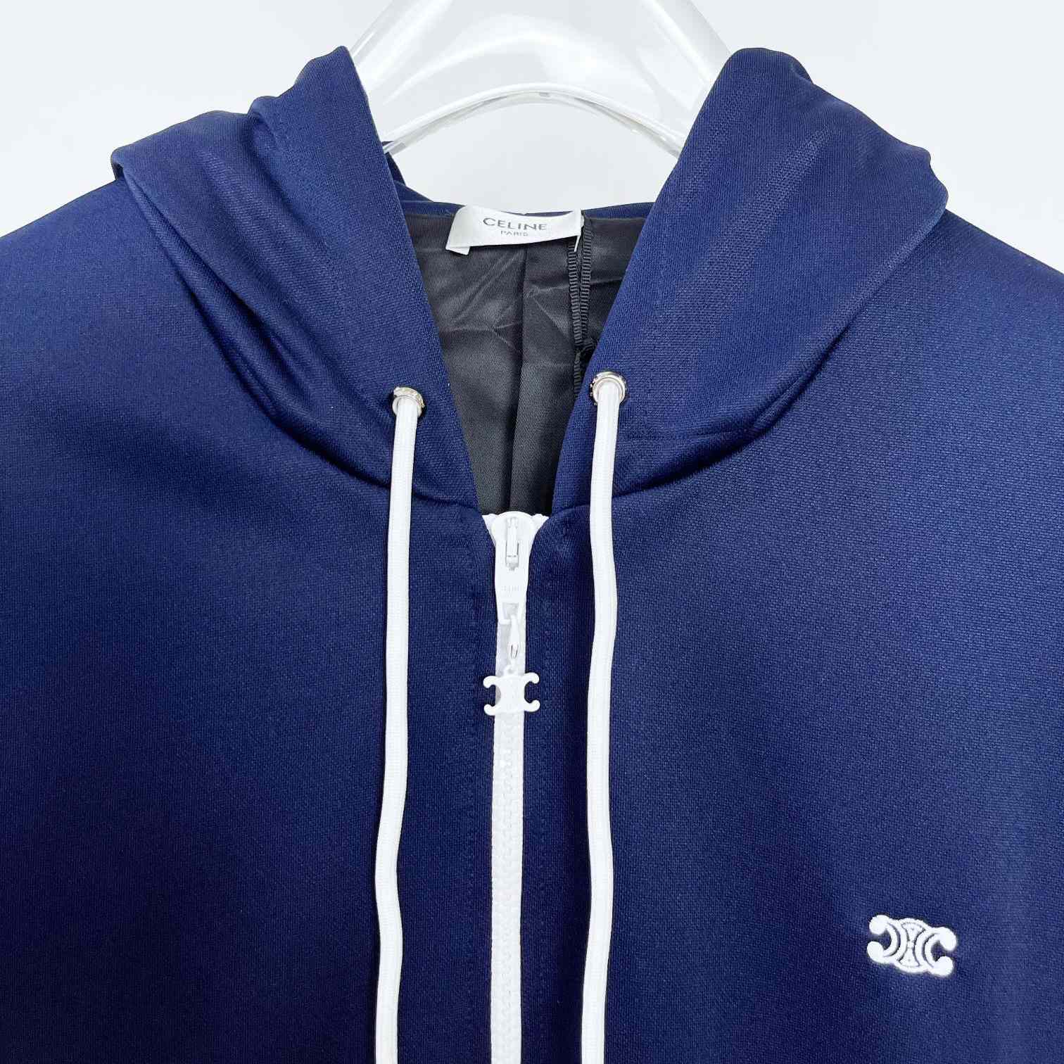 Celine Loose Hoodie In Cotton Fleece - DesignerGu