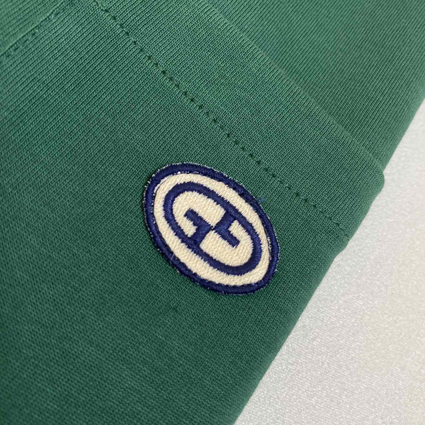 Gucci Cotton Polo With Interlocking G - DesignerGu