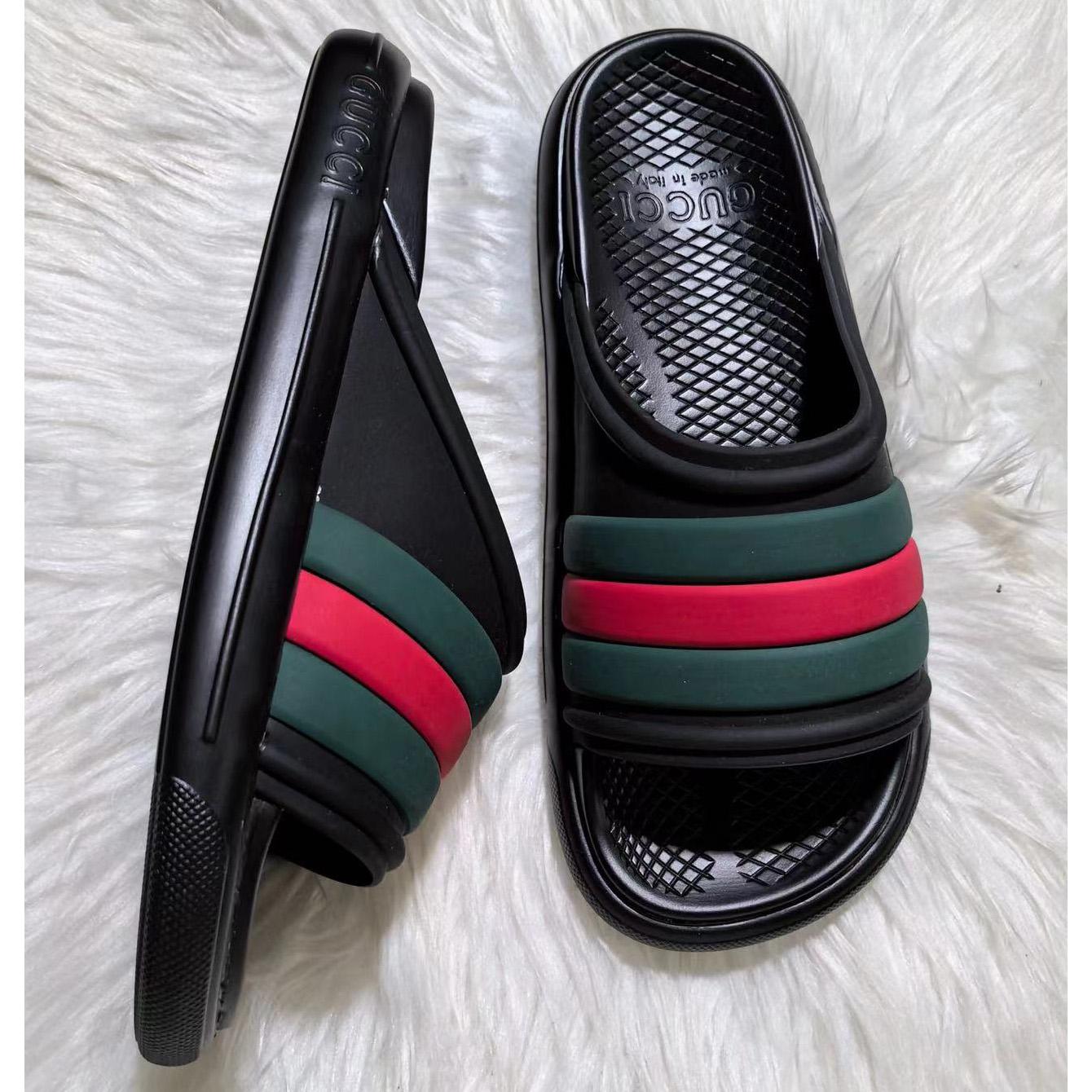 Gucci Web Slide Sandal - DesignerGu