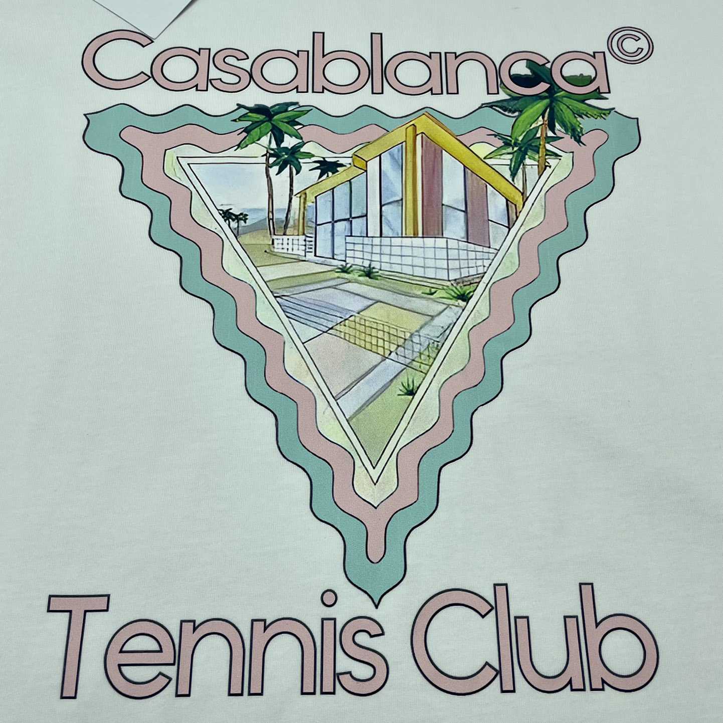 Casablanca  Tennis Club Icon T-shirt  C875 - DesignerGu