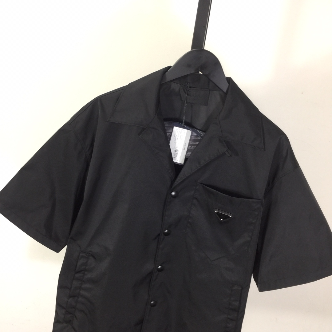 Prada Re-Nylon Short-sleeved Shirt - DesignerGu