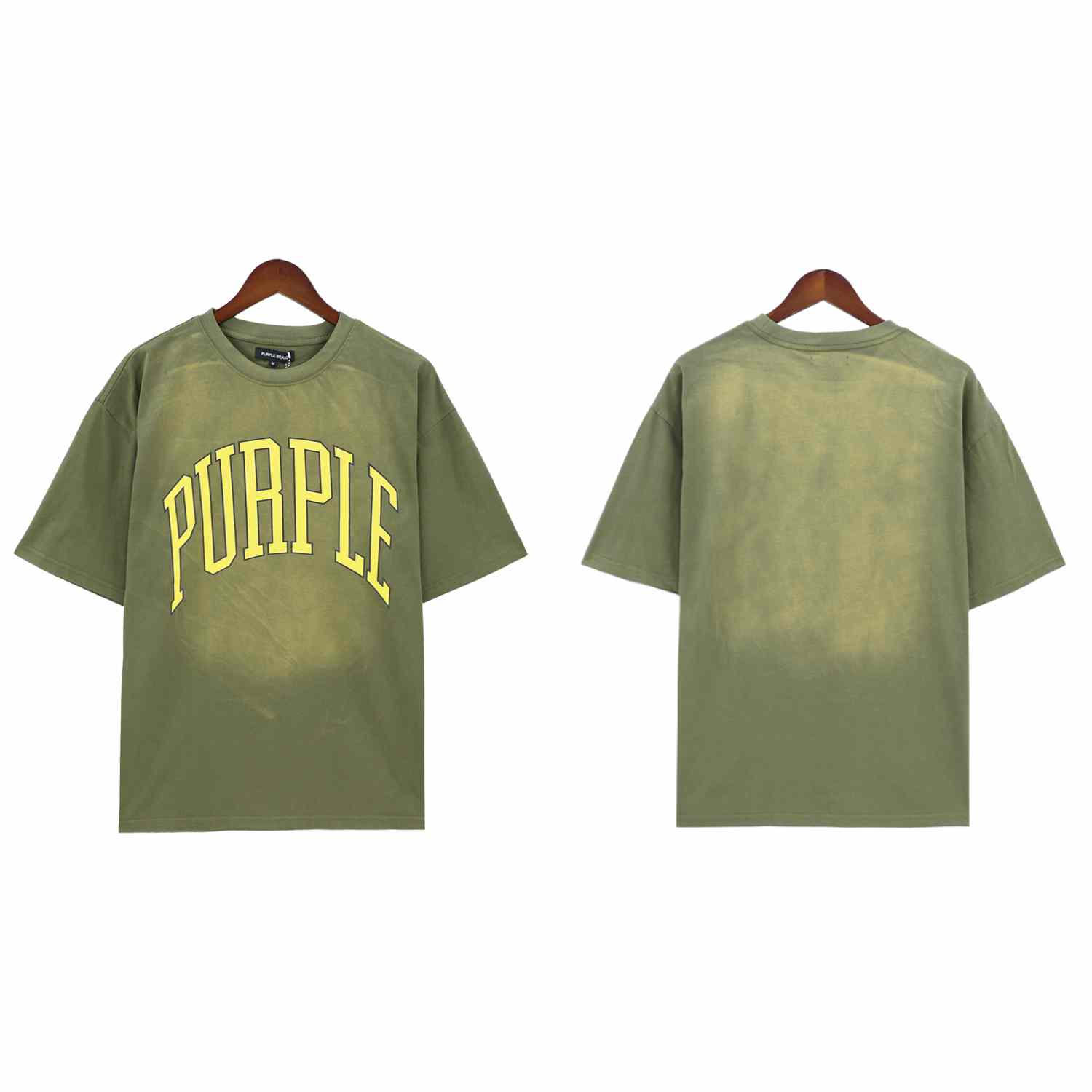 Purple-Brand Cotton Jersey Logo Graphic T-Shirt - DesignerGu
