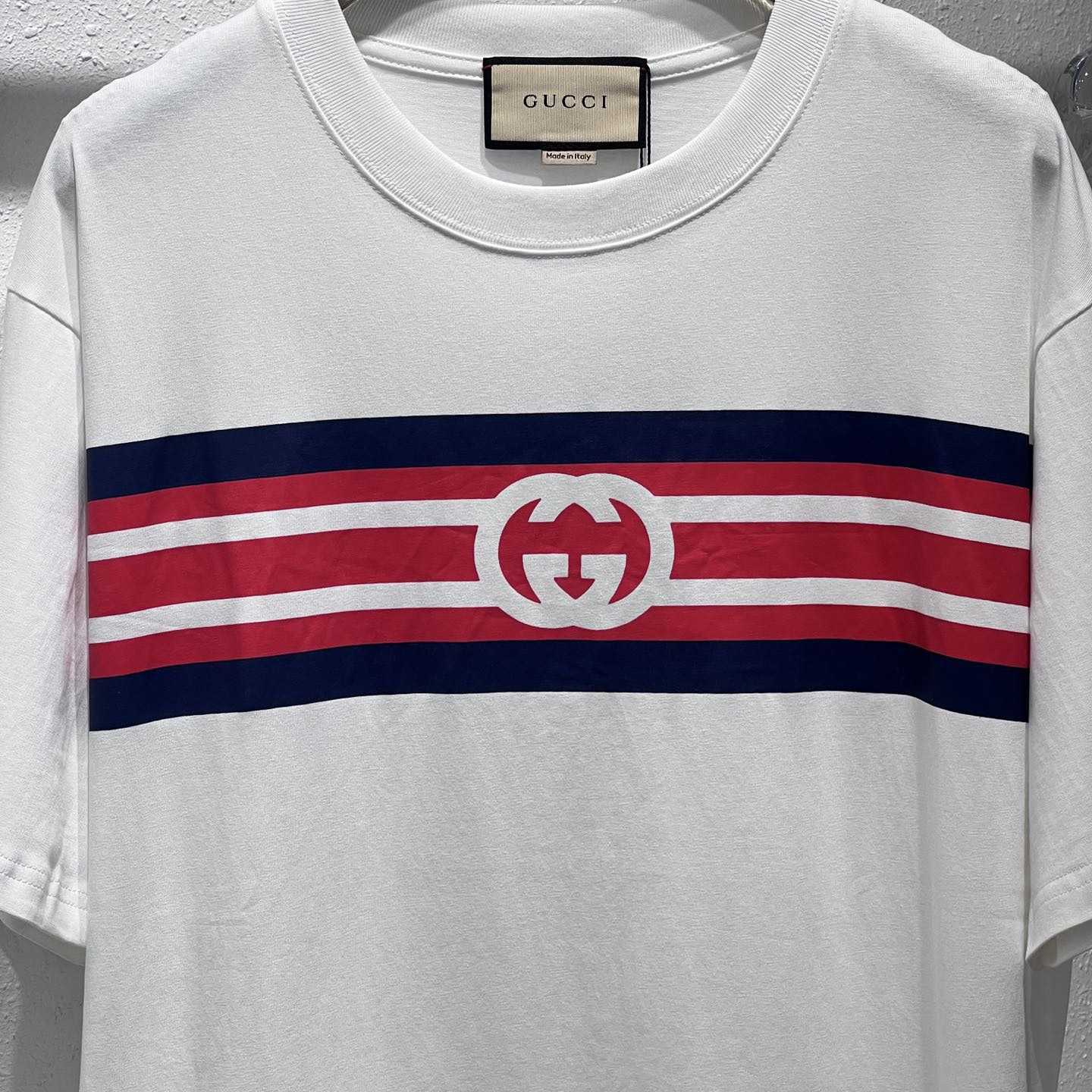 Gucci Cotton Jersey T-shirt  - DesignerGu