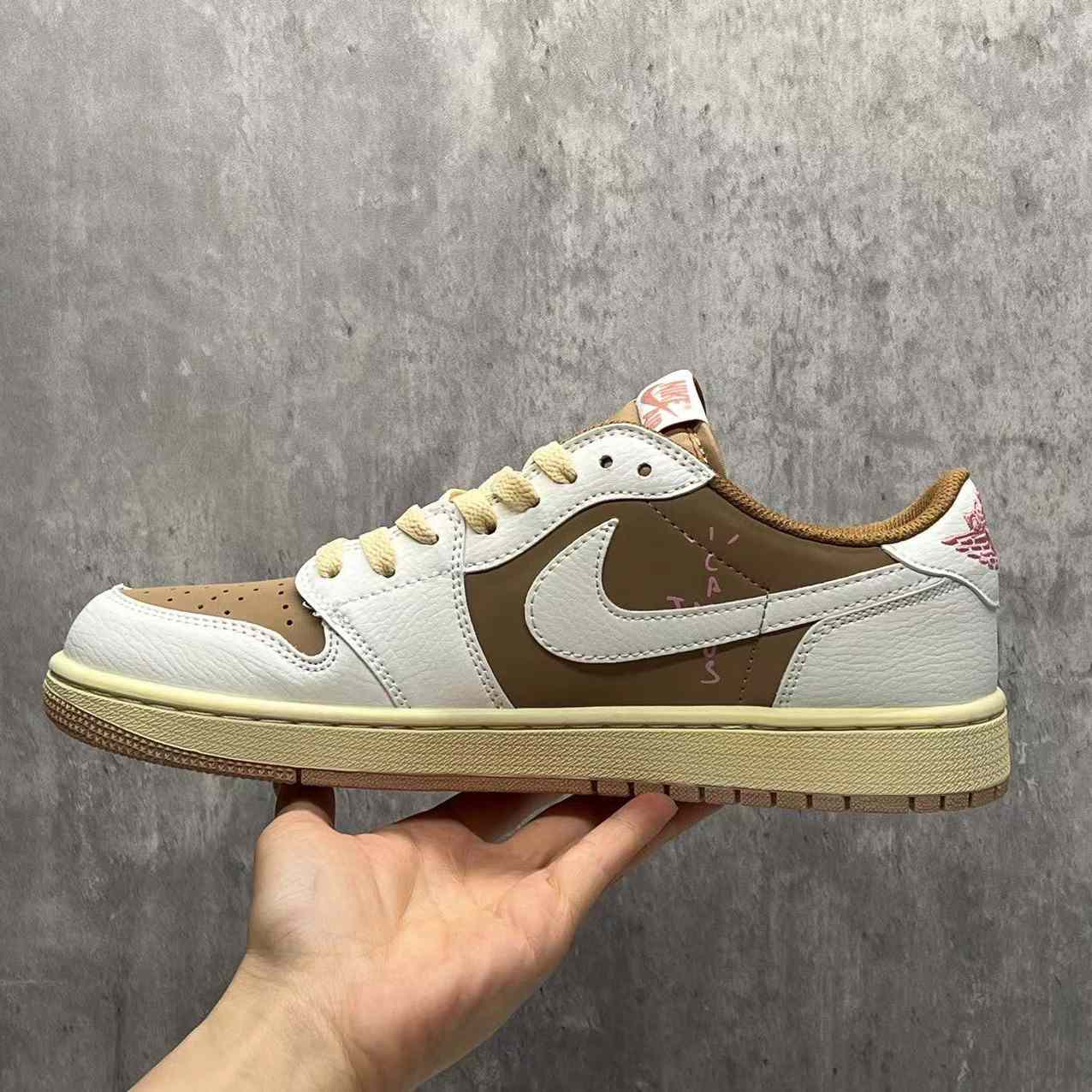 Travis Scott X Jordan 1 Low OG Sneaker   DM7866-106 - DesignerGu