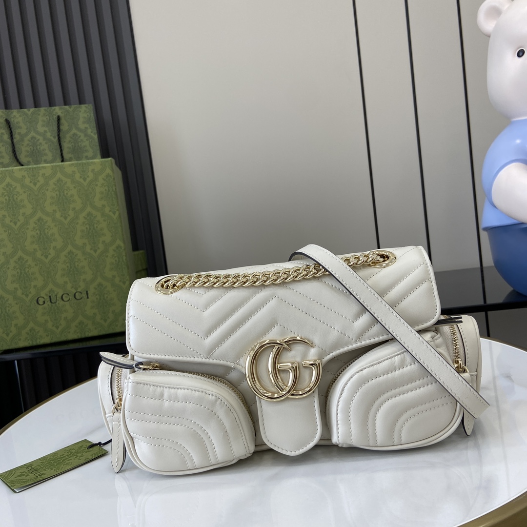 Gucci GG Marmont Small Multi-pocket Bag - DesignerGu