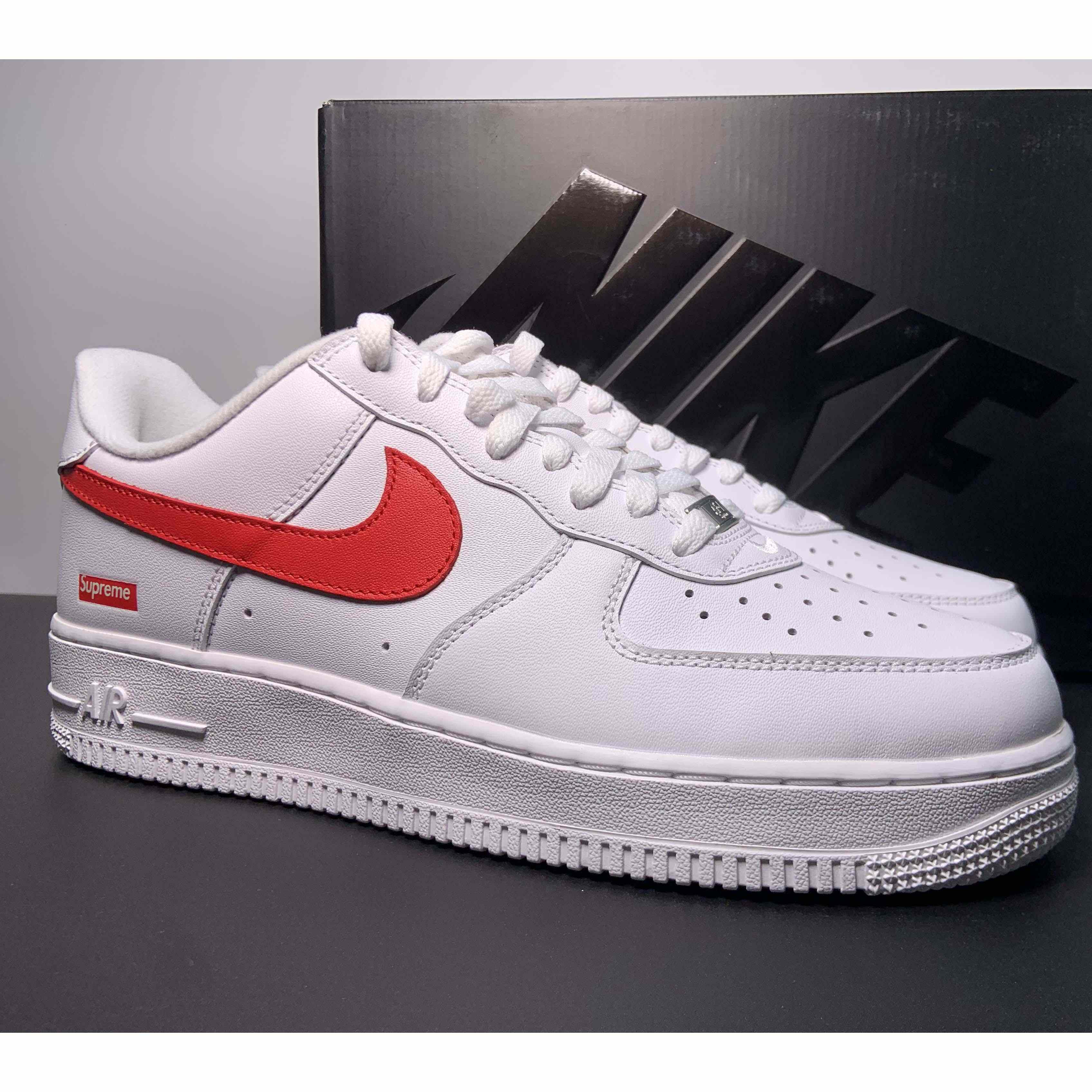 Suprem x Nike Air Force 1 Low "China Exclusive" Sneaker    CU9225-101  - DesignerGu