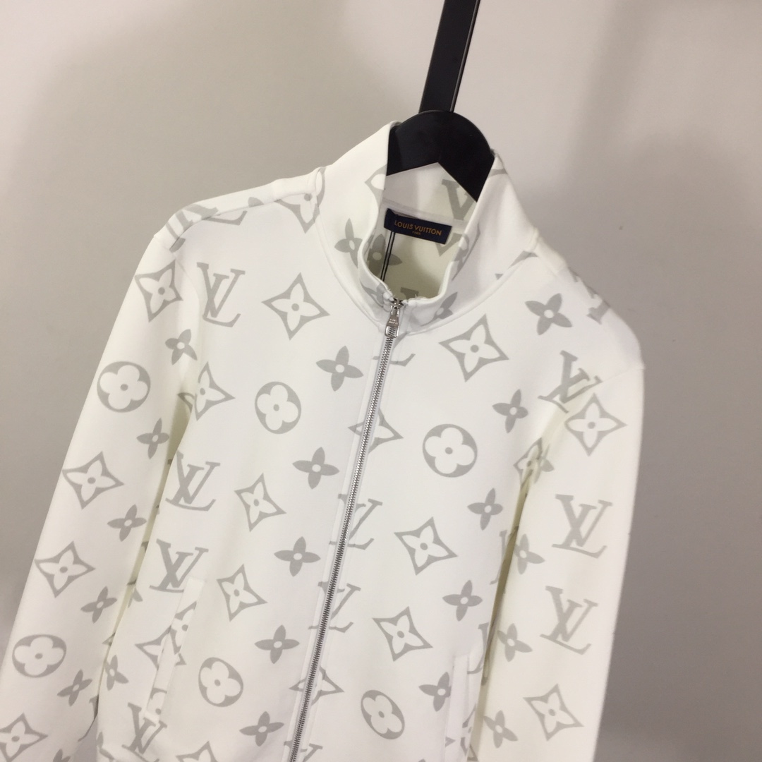 Louis Vuitton Monogram Zip Up Jacket - DesignerGu