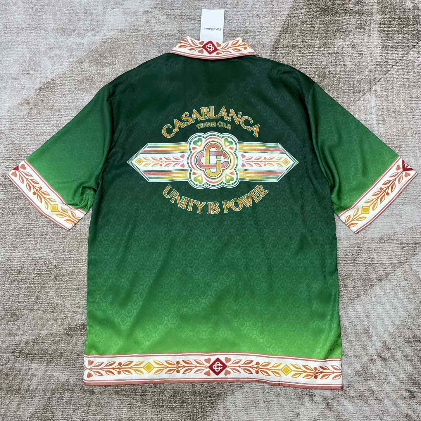 Casablanca Unity is Power Shirt In Silk   CA3474 - DesignerGu