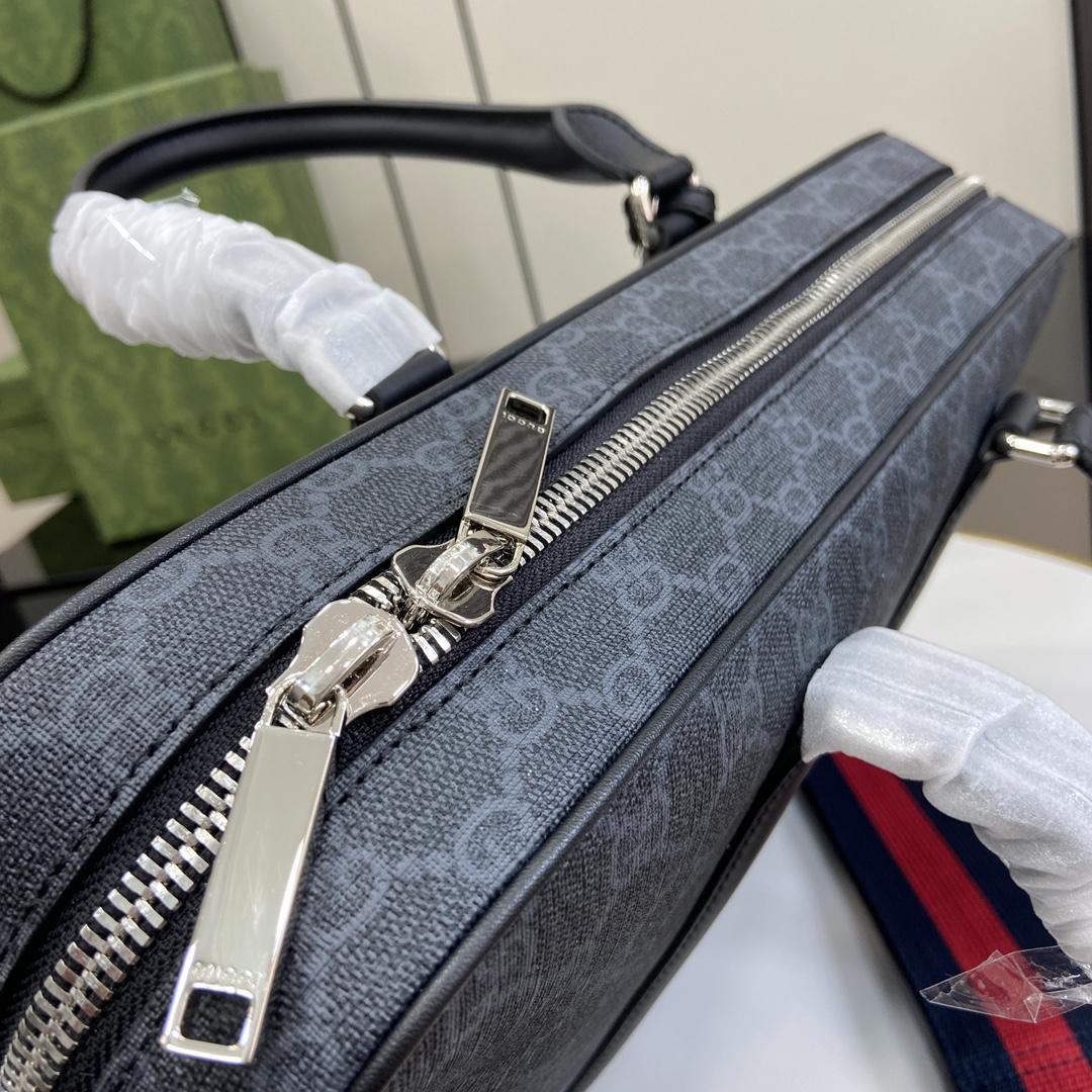 Gucci GG Briefcase With Shoulder Strap - DesignerGu