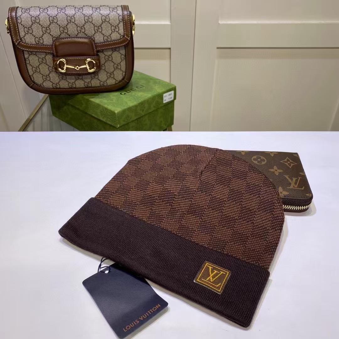 Louis Vuitton Beanie     - DesignerGu