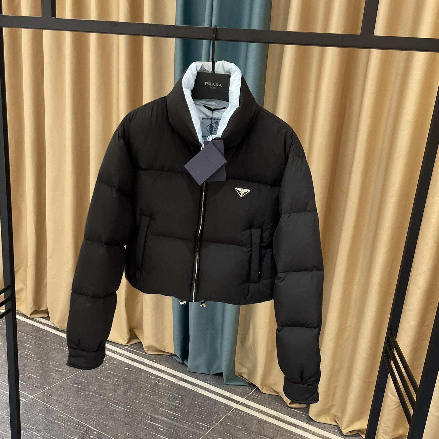 Prada Cropped Padded Jacket - DesignerGu