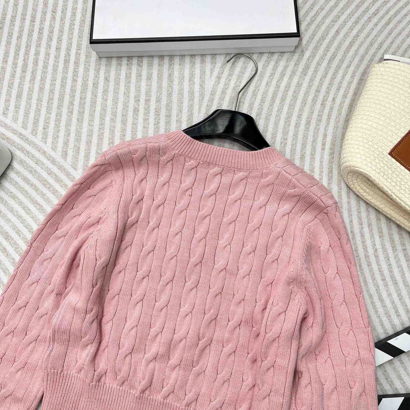 Loewe Cropped Sweater In Alpaca Blend - DesignerGu