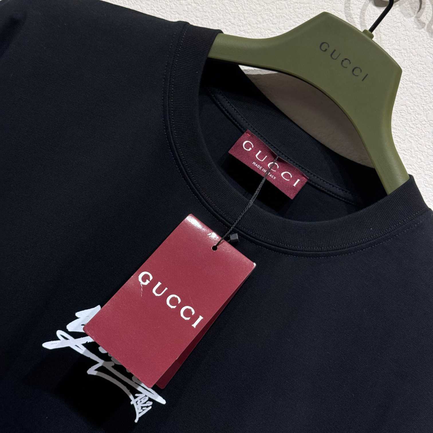 Gucci Cotton Jersey T-shirt  - DesignerGu