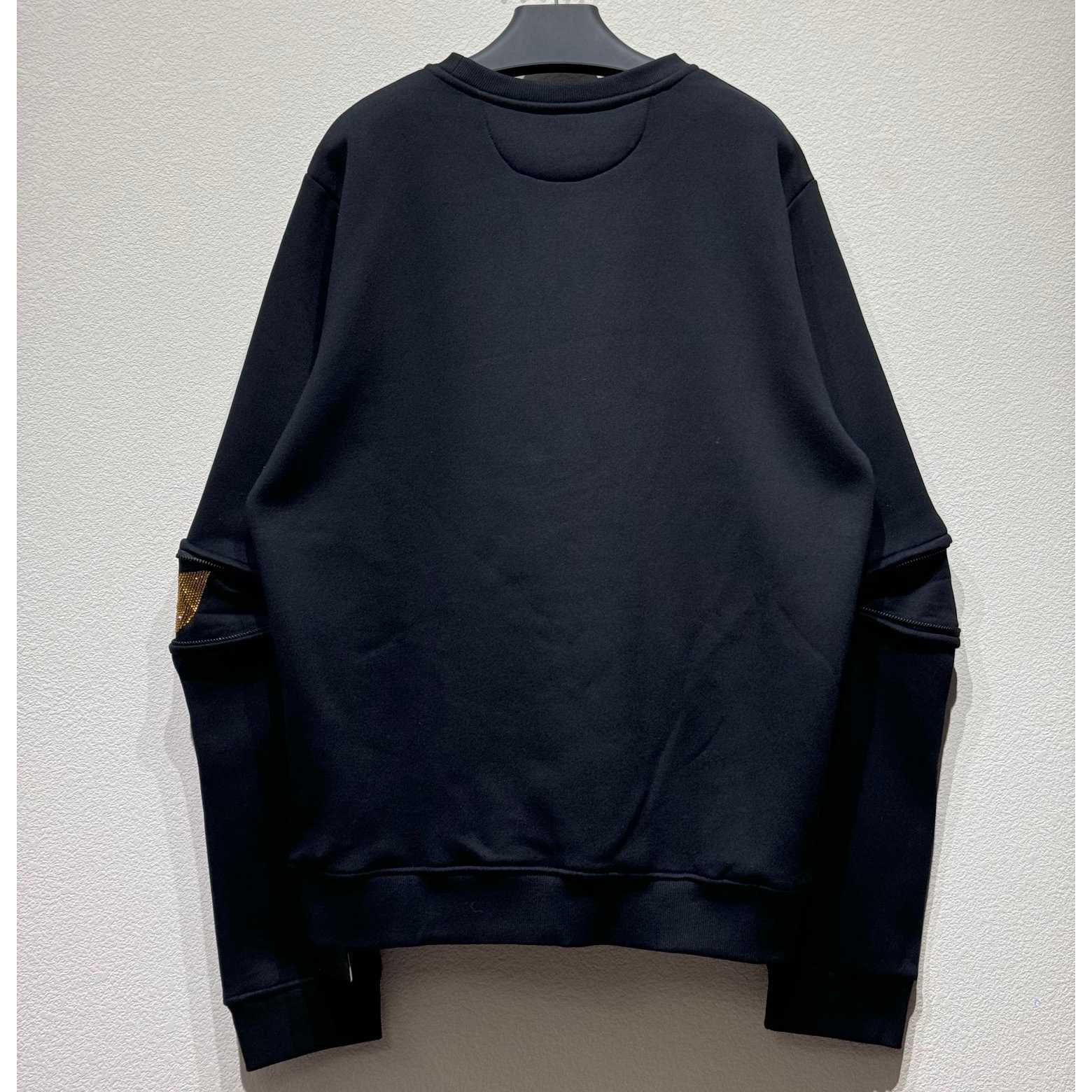 Fendi Zipped Elbow Sweatshirt - DesignerGu