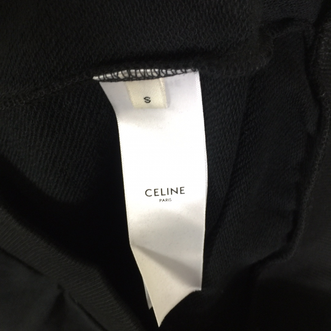 Celine Triomphe Hooded Sweater In Cotton Cashmere - DesignerGu