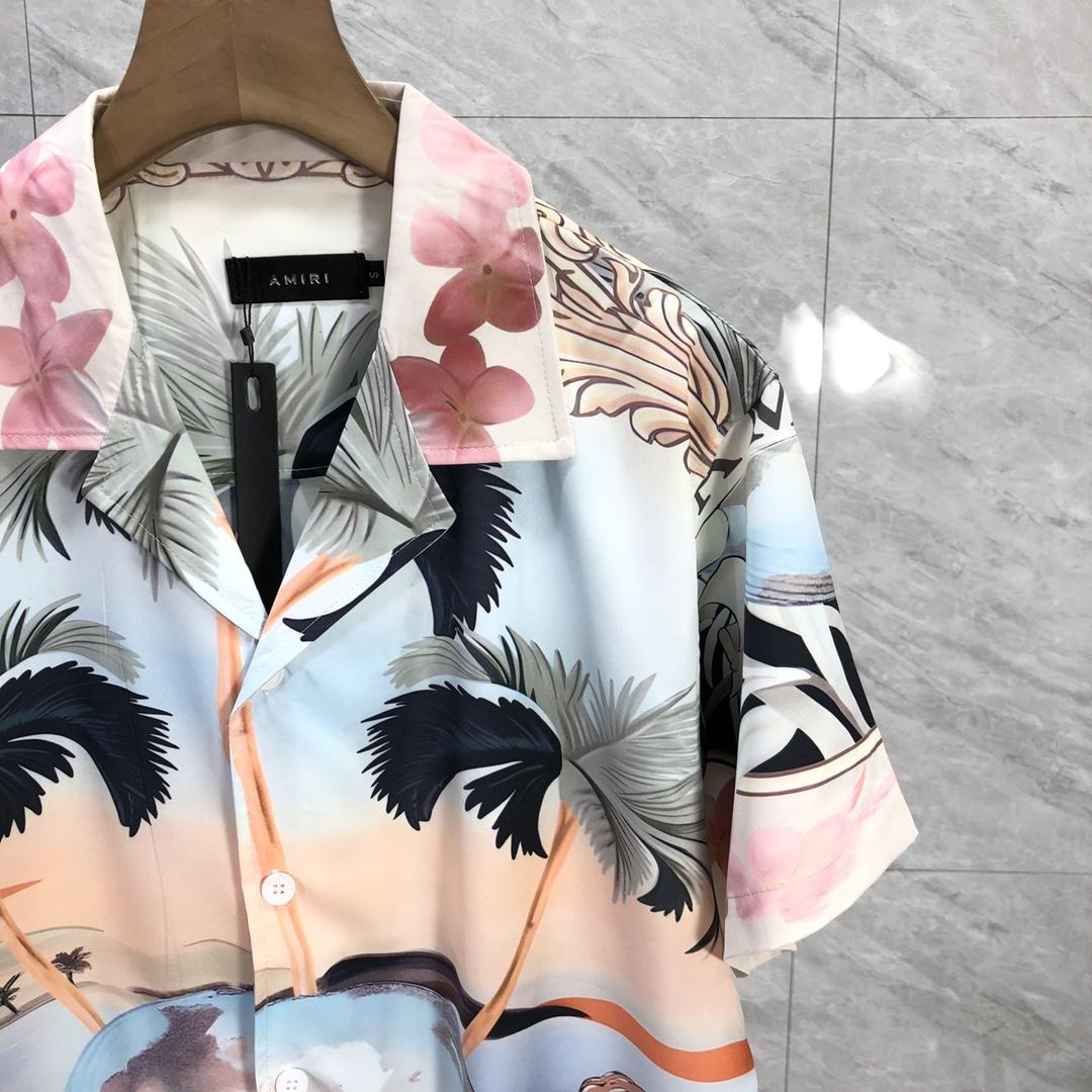 Amiri Cherub Silk Shirt - DesignerGu