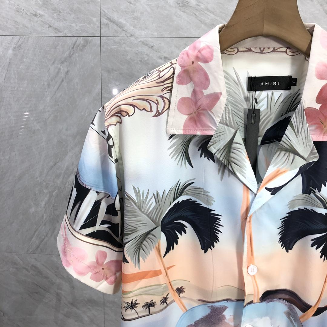 Amiri Cherub Silk Shirt - DesignerGu