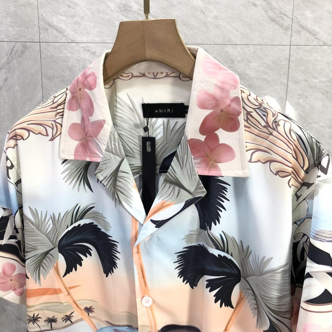 Amiri Cherub Silk Shirt - DesignerGu