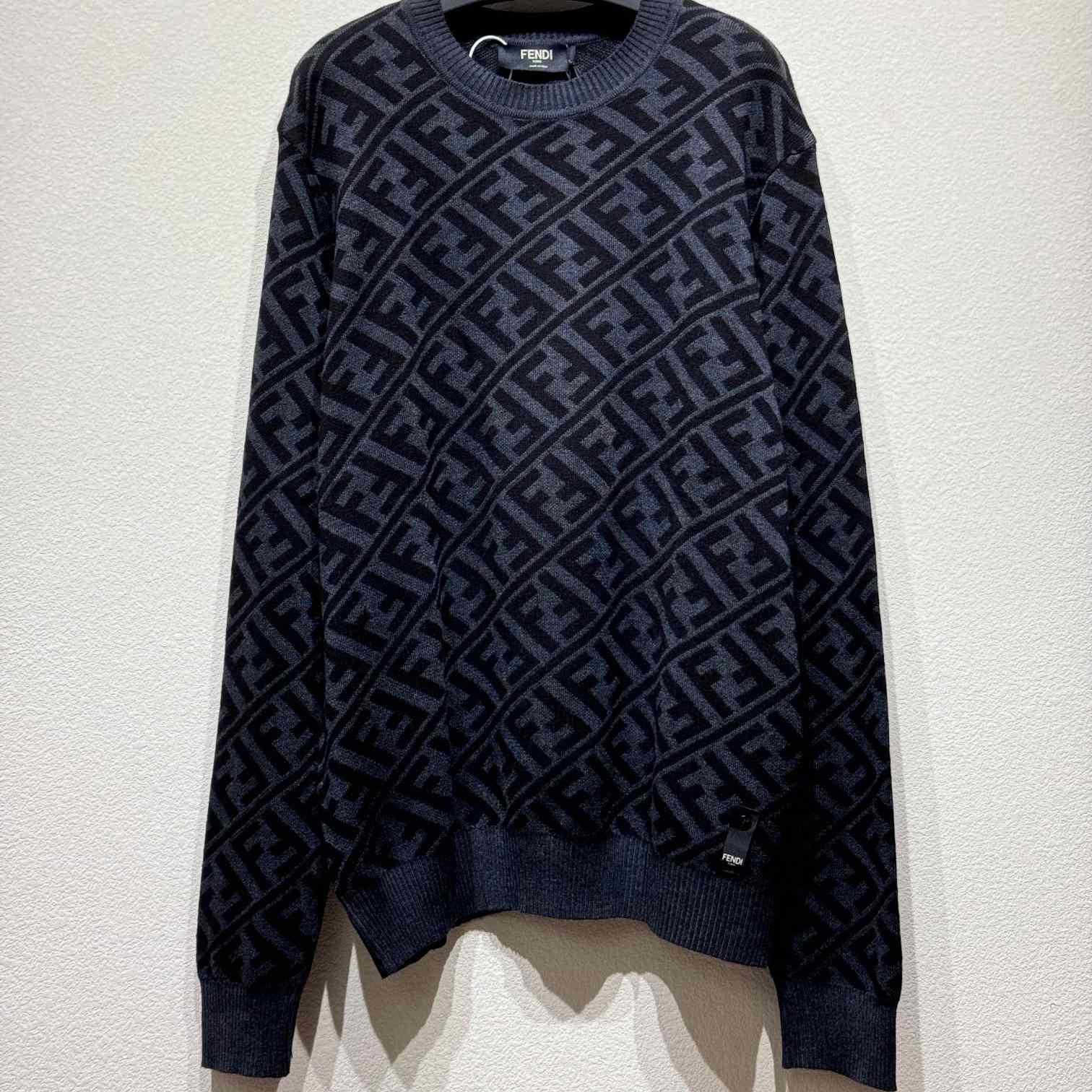 Fendi Black Wool Pullover - DesignerGu