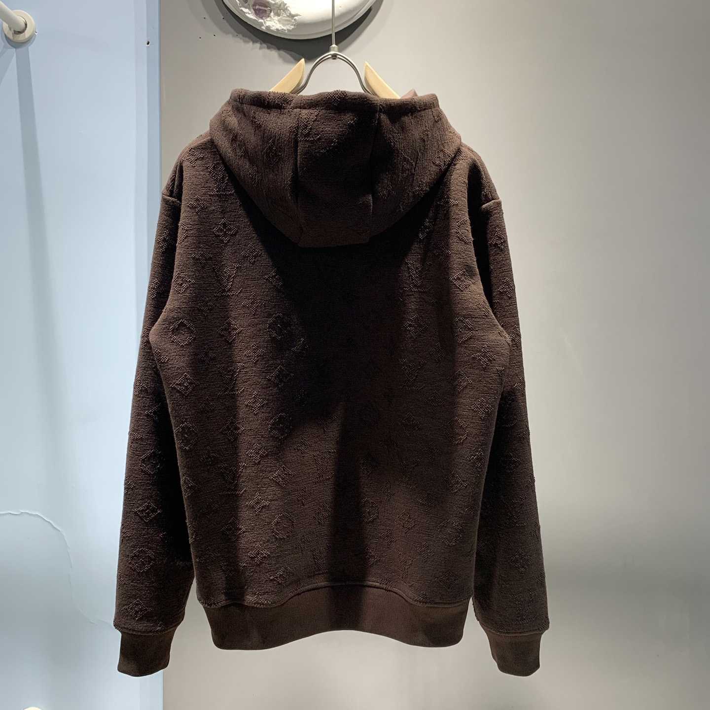 Louis Vuitton Monogram Zip Through Hoodie - DesignerGu