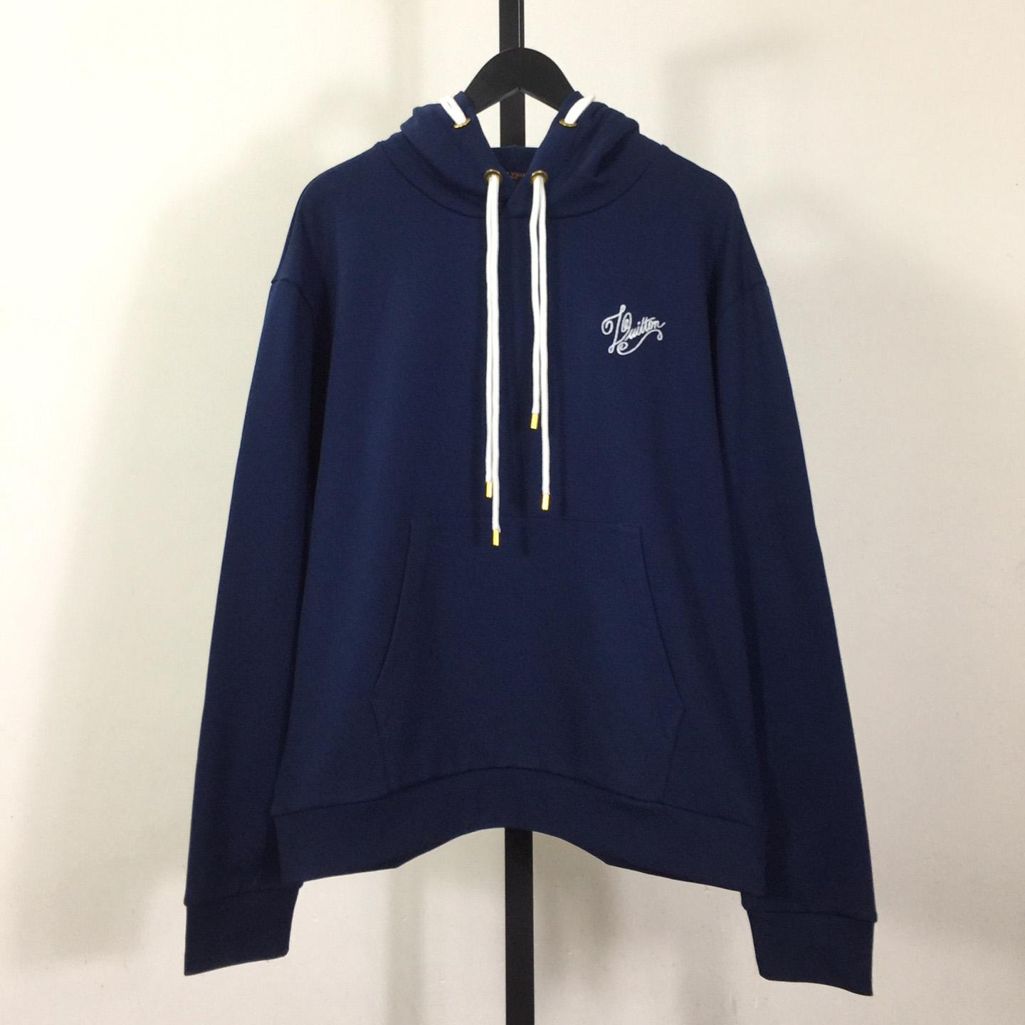 Louis Vuitton Cotton Jersey Hoodie   1AFR36 - DesignerGu