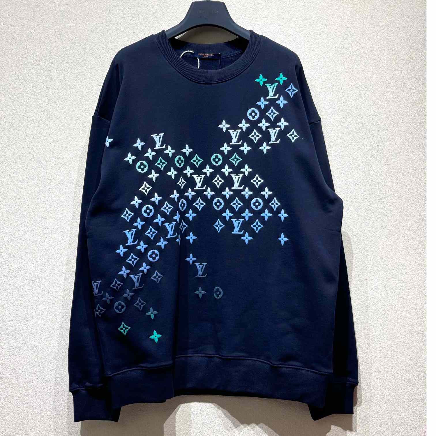 Louis Vuitton Embroidered Cotton Sweatshirt - DesignerGu