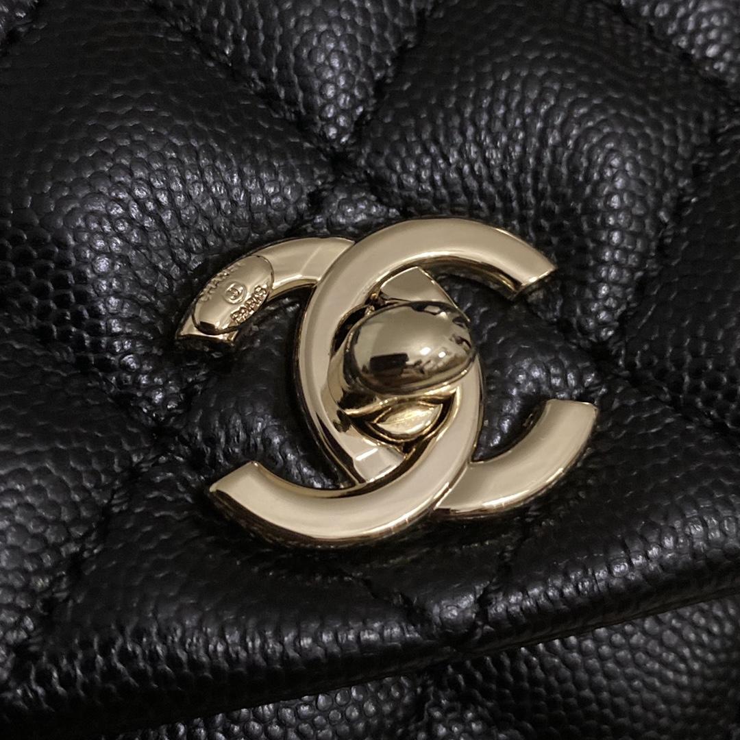 Chanel Flap Bag With Top Handle 24cm - DesignerGu