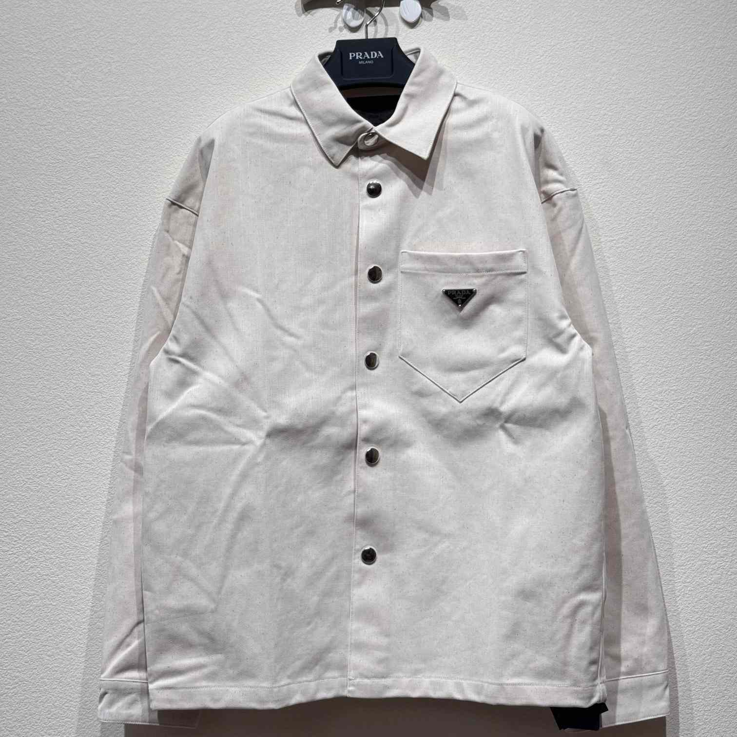 Prada Stretch Cotton Shirt - DesignerGu