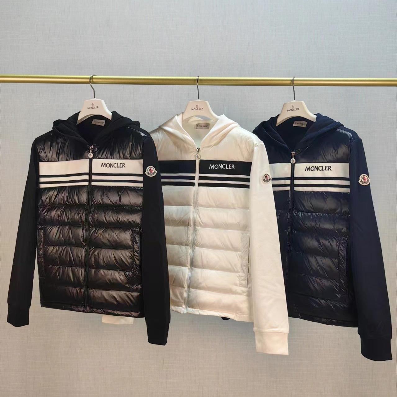 Moncler Zip Hooded Padded Cardigan - DesignerGu