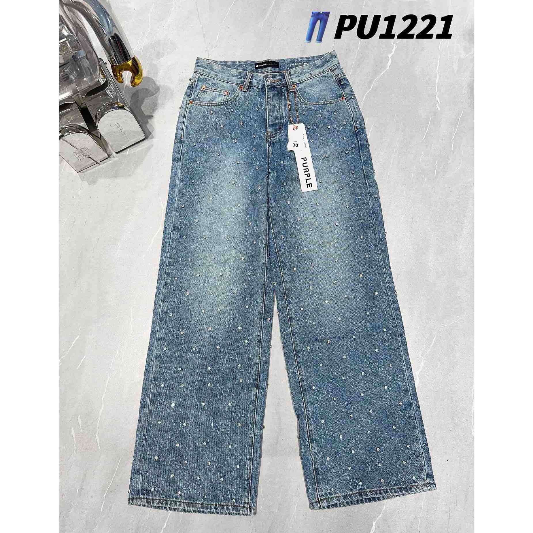 Purple-Brand Jeans   PU1221 - DesignerGu