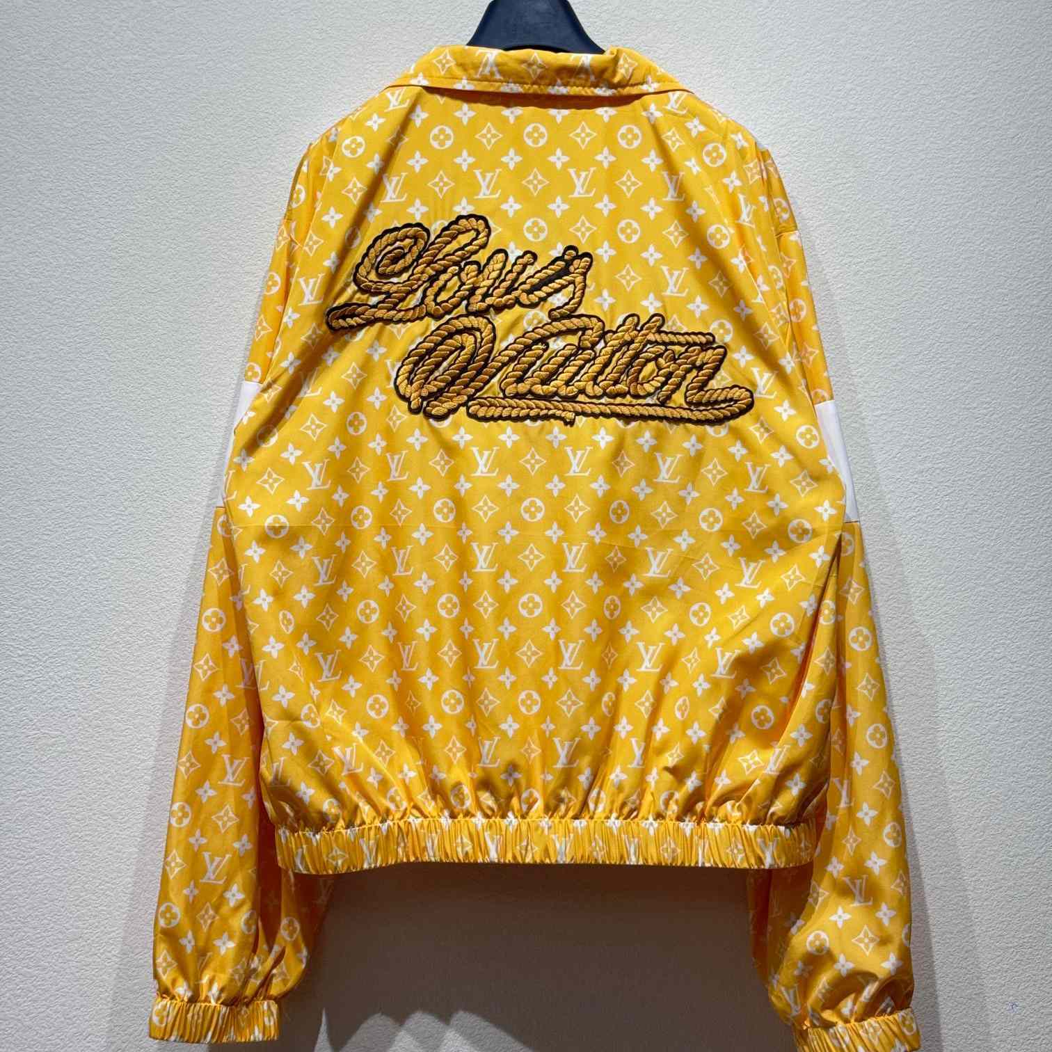 Louis Vuitton Monogram Printed Technical Track Top   - DesignerGu