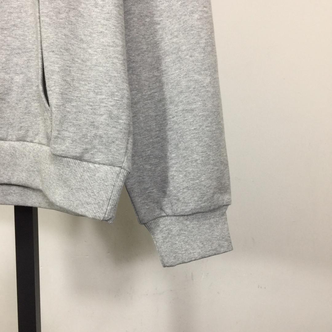 Celine Triomphe Hooded Sweater In Cotton Cashmere - DesignerGu