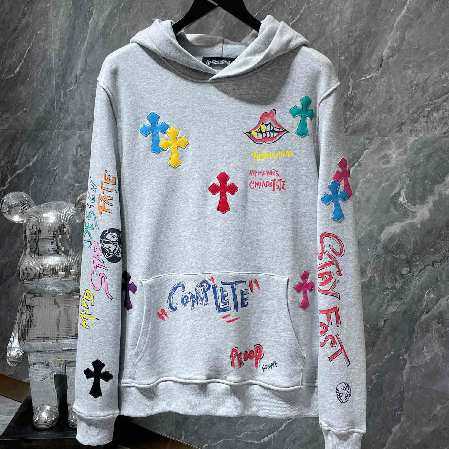 Chrome Hearts Cross Hoodie - DesignerGu