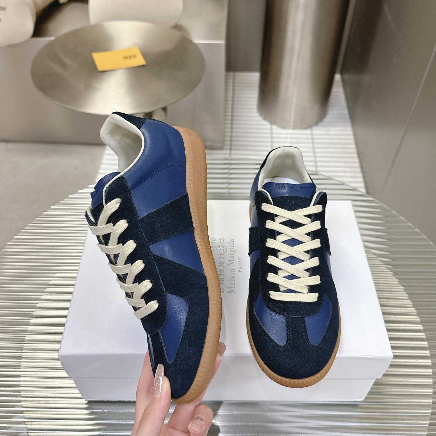 Maison Margiela Paint Replica Low-top Sneakers - DesignerGu