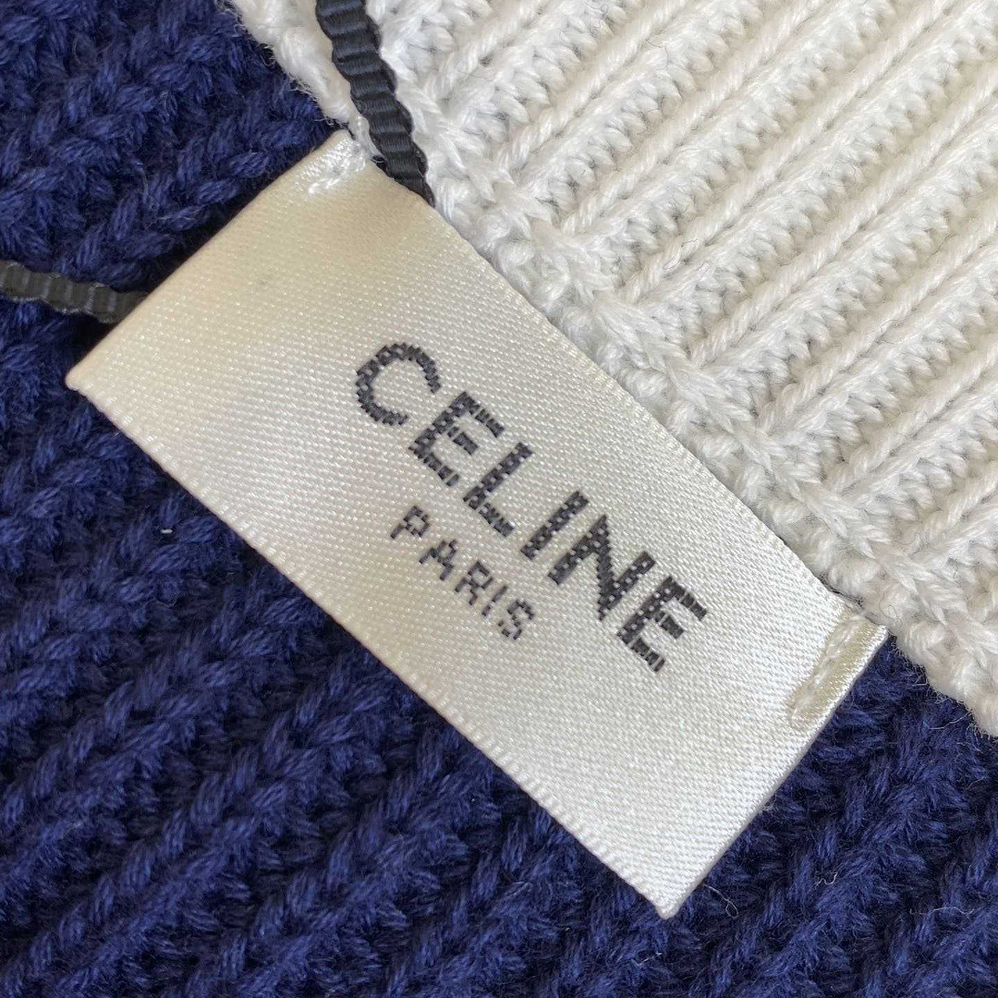 Celine Oversized Sweater In Striped Cotton - DesignerGu