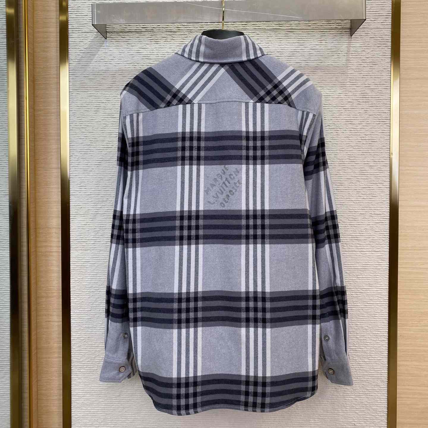 Louis Vuitton Long-Sleeved Cotton Flannel Shirt   1AFXSW - DesignerGu