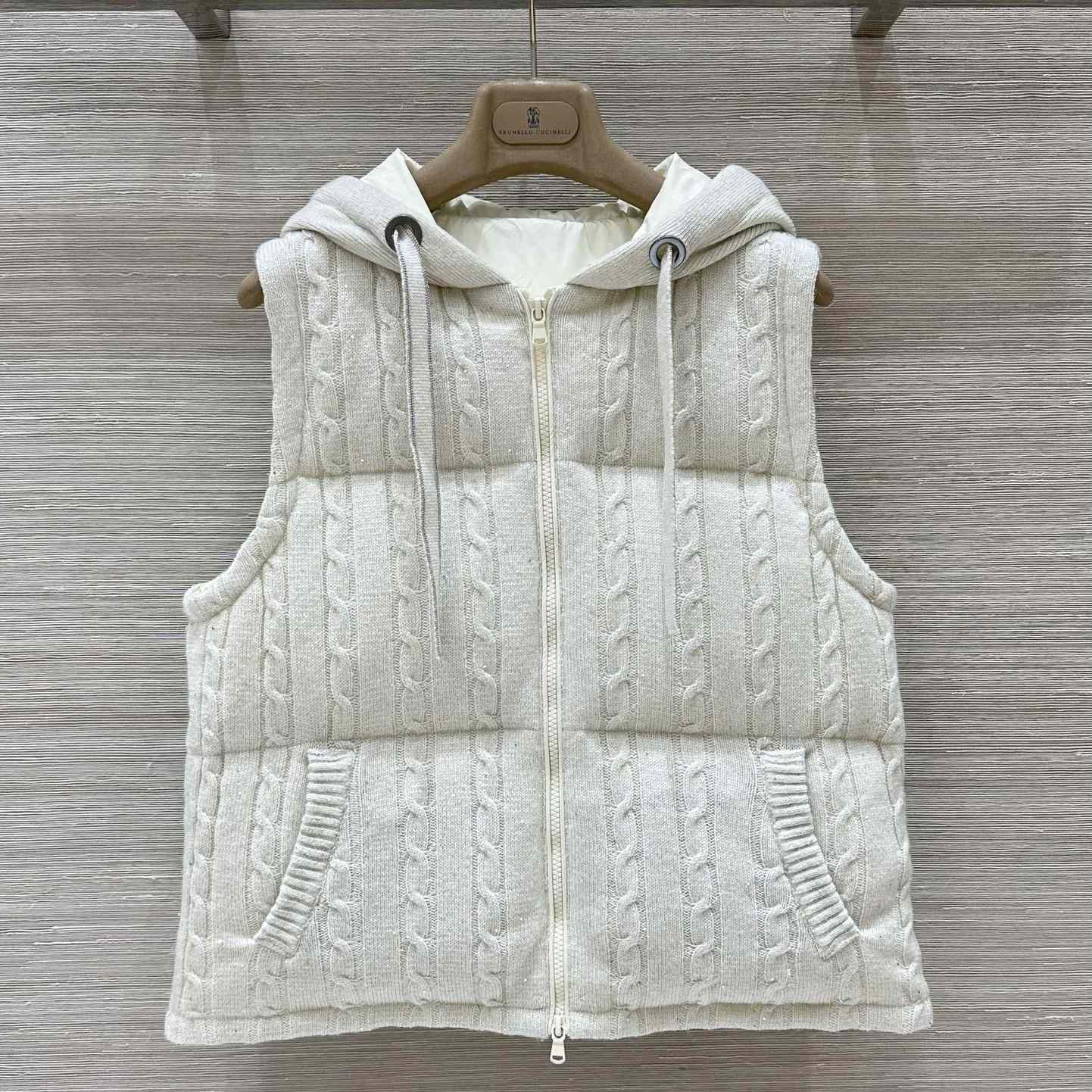 Brunello Cucinelli Knit Down Vest - DesignerGu