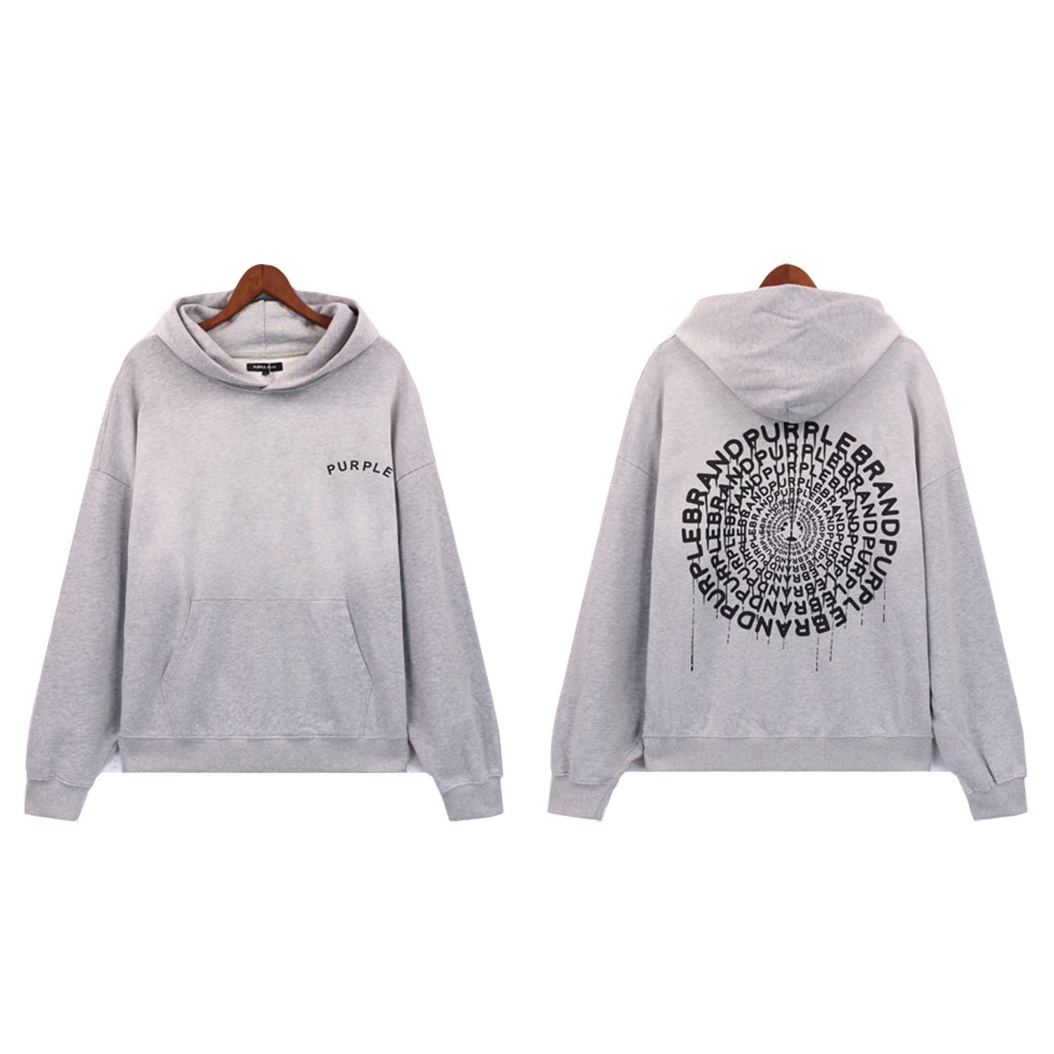 Purple Brand Concentric Hoodie - DesignerGu