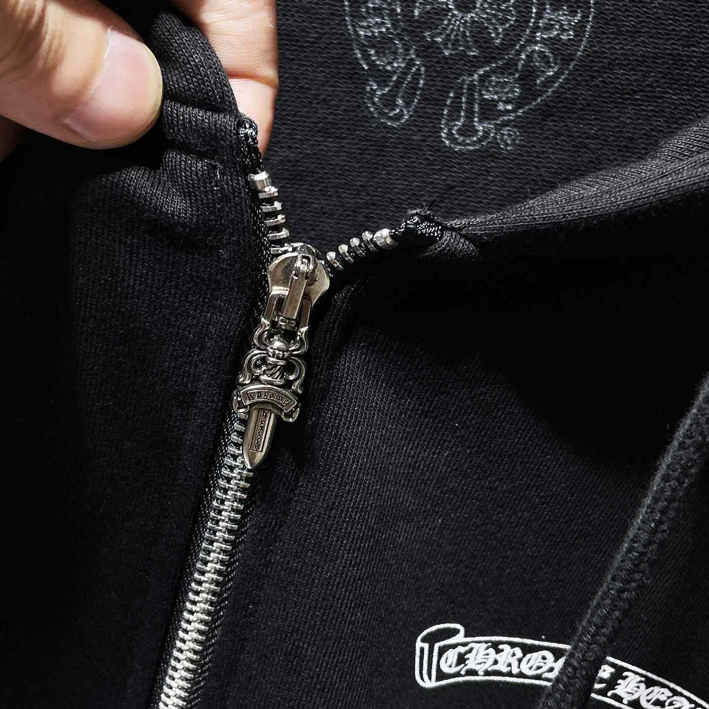 Chrome Hearts Zip Up Hoodie  - DesignerGu