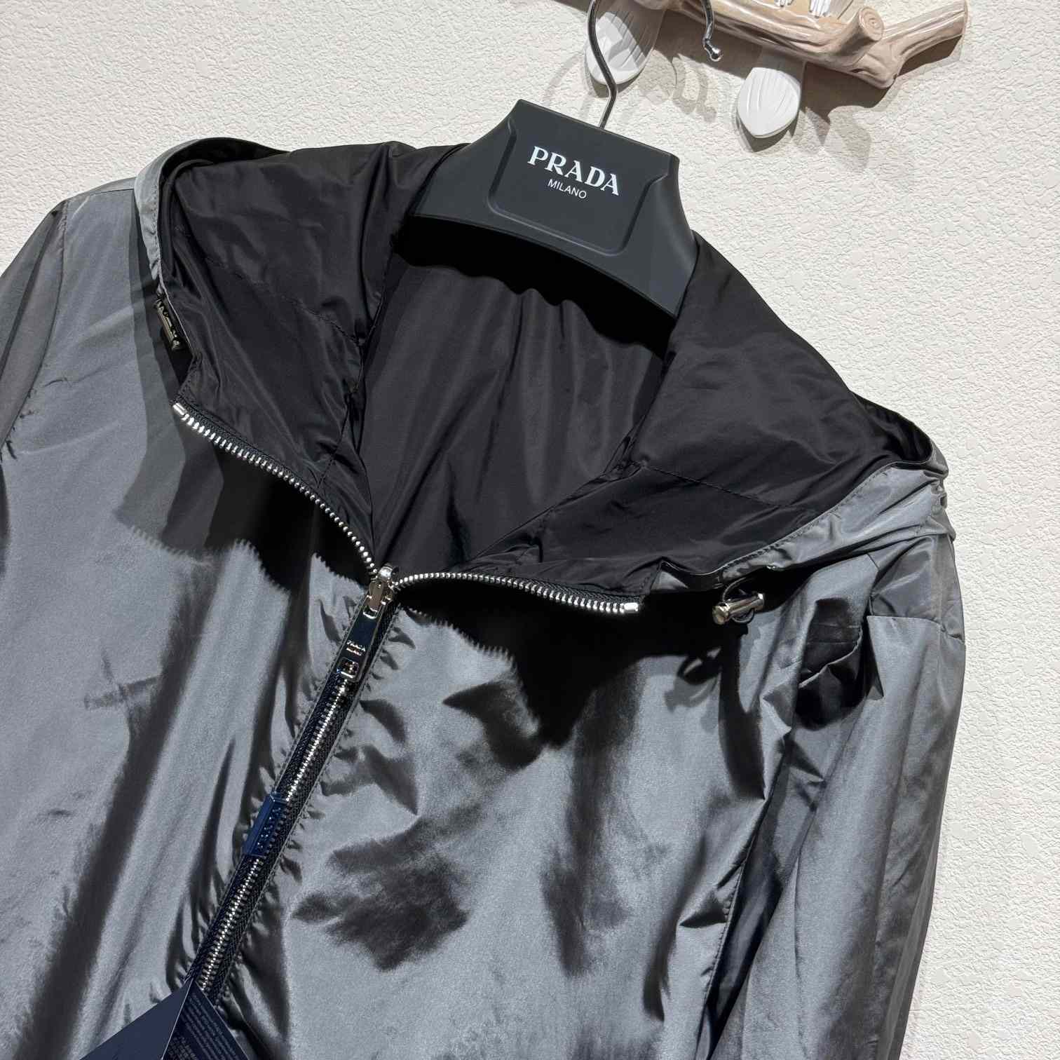 Prada Zip-Up Blouson Jacket - DesignerGu