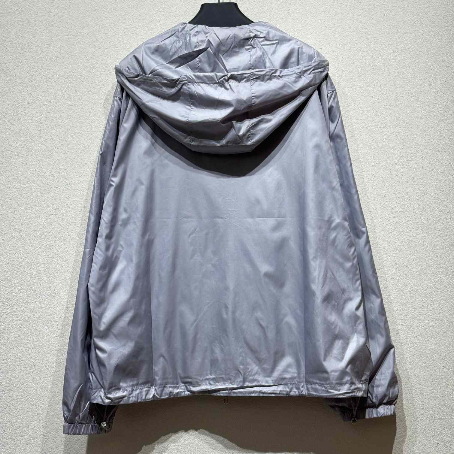 Fendi Gray Nylon Windbreaker - DesignerGu