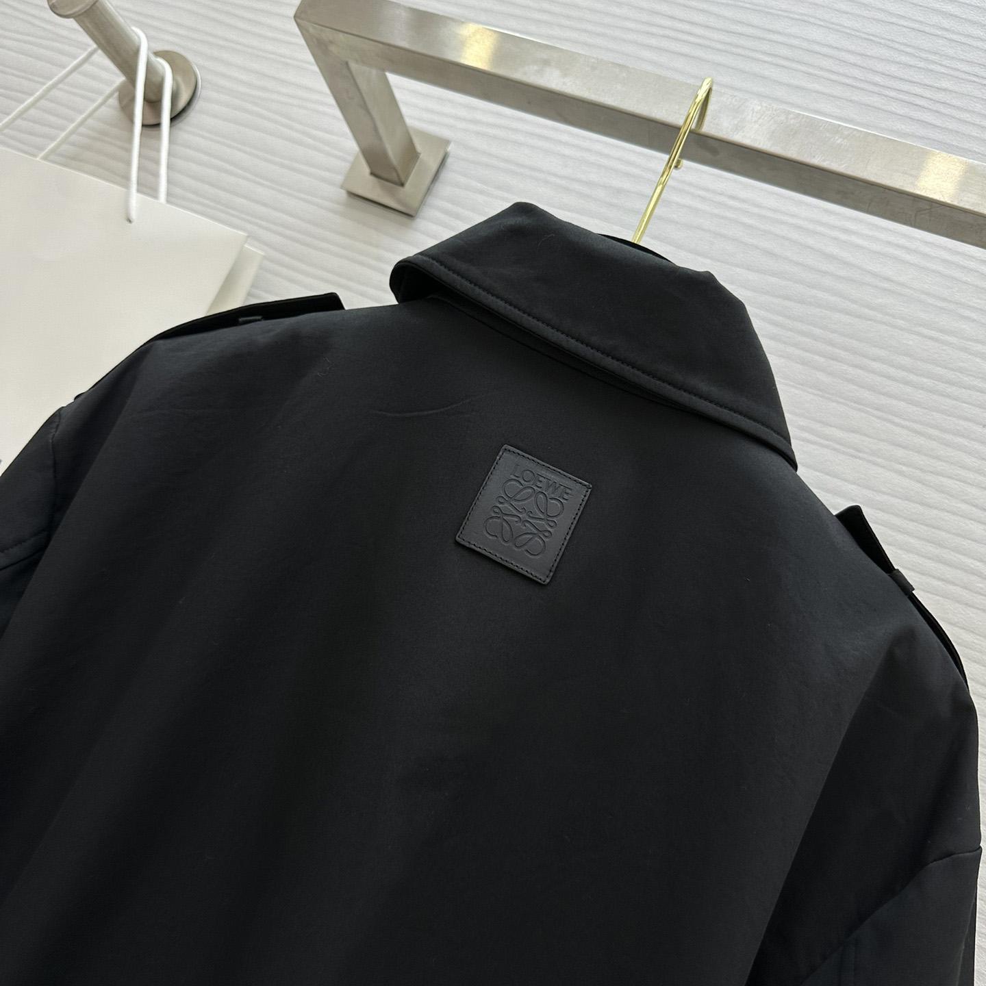 Loewe Short Parka In Cotton - DesignerGu