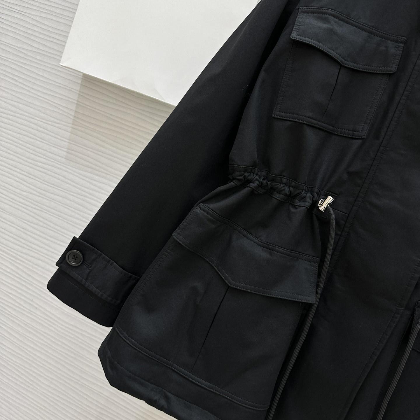 Loewe Short Parka In Cotton - DesignerGu