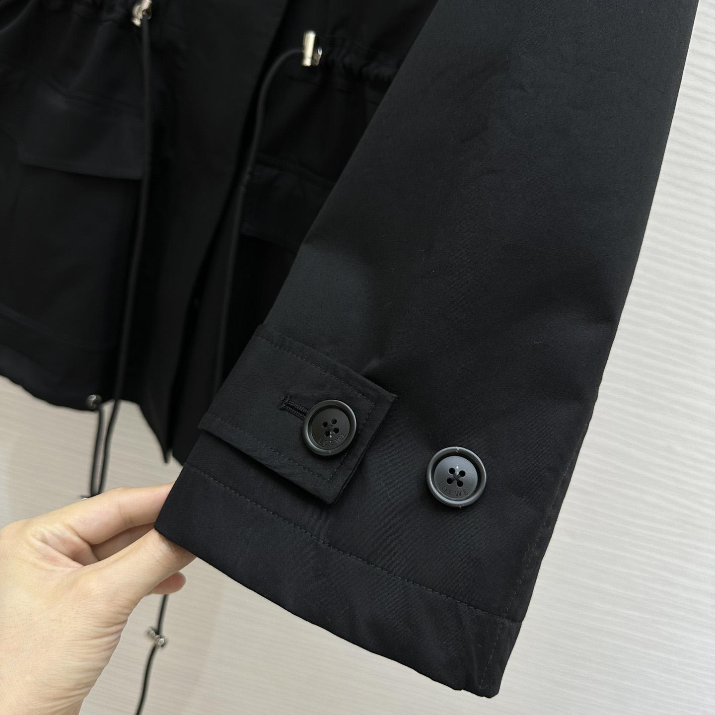 Loewe Short Parka In Cotton - DesignerGu