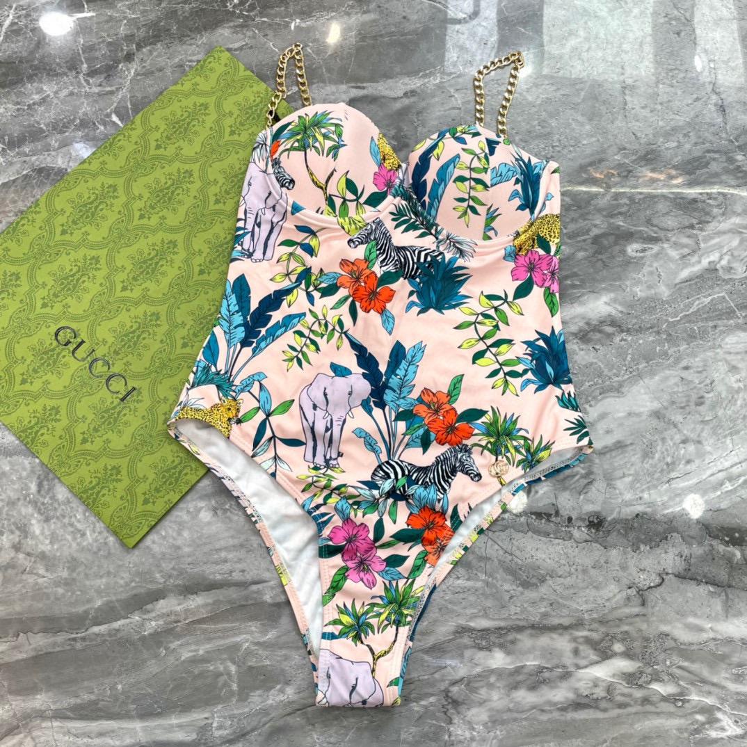 Gucci One-piece Swimsuit - DesignerGu